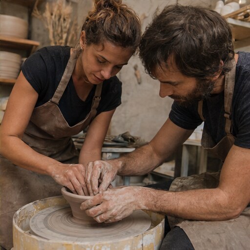 Taller de cerámica con artistas locales
