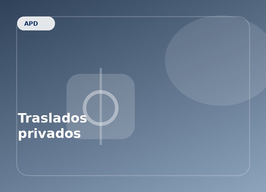 Traslado privado desde la terminal